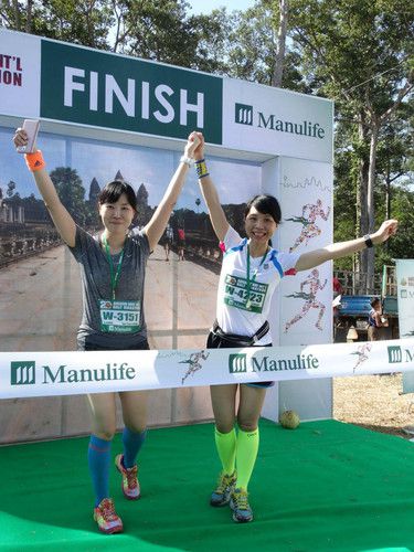Running under the smile of Khmer -- Angkor Wat Half Marathon