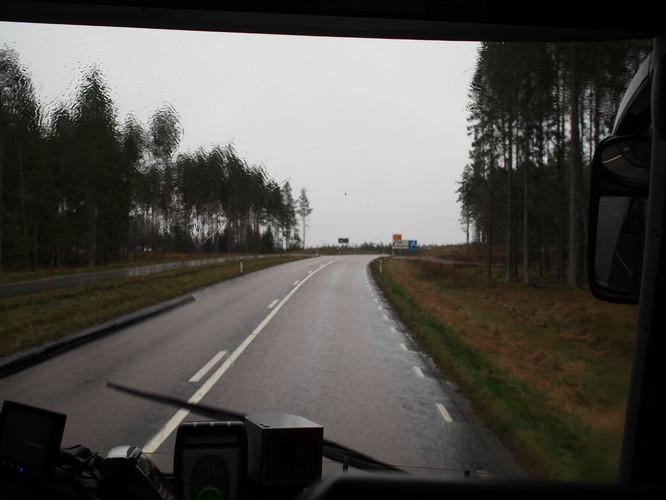 Northern Europe in the dark